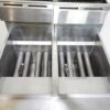 VULCAN TWO BAY NATURAL GAS (50 LBS CAPACITY PER BAY) FRYER WITH FILTRATION SYSTEM MODEL 2GR45AF - Image 7