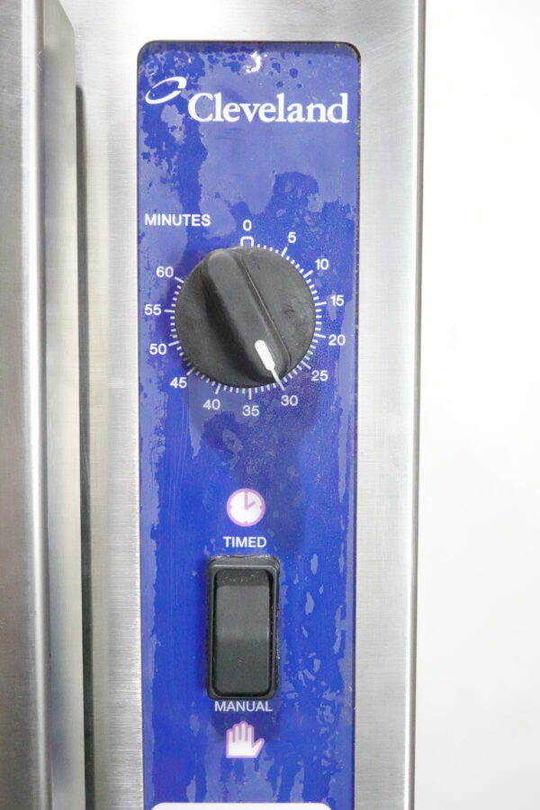 CLEVELAND 10 PAN DOUBLE STACKED NATURAL GAS CONVECTION STEAMER MODEL 24CGA10 - Image 3