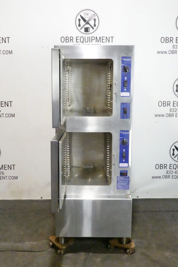 CLEVELAND 10 PAN DOUBLE STACKED NATURAL GAS CONVECTION STEAMER MODEL 24CGA10 - Image 5