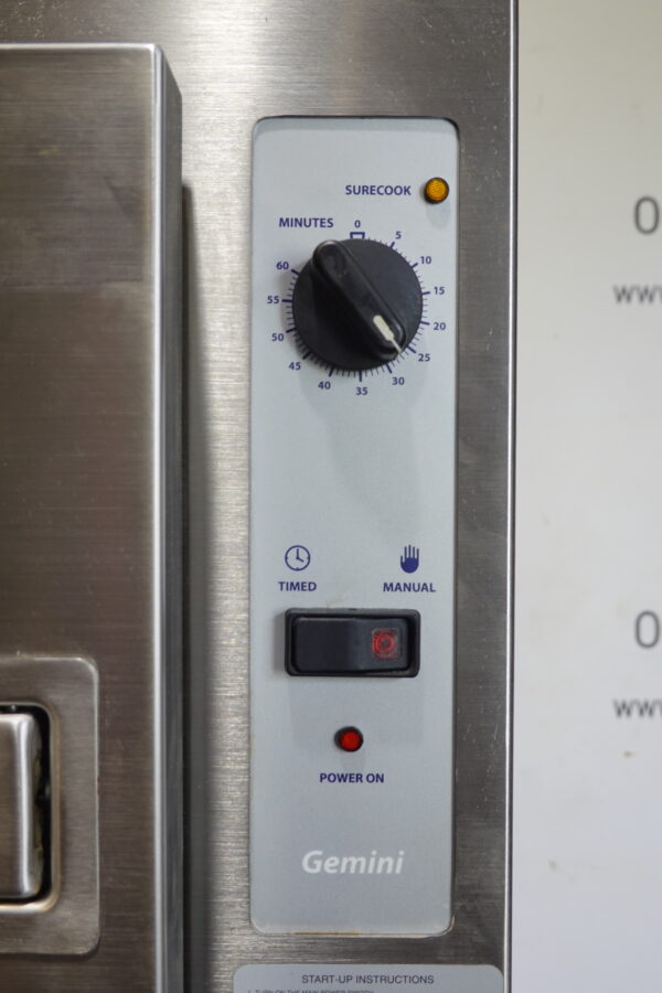 CLEVELAND 10 PAN DOUBLE STACKED NATURAL GAS CONVECTION STEAMER MODEL 24CGA10.2 - Image 4