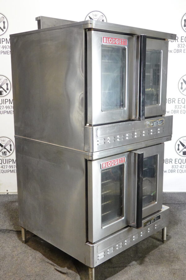 BLODGETT DOUBLE STACKED NATURAL GAS CONVECTION OVEN MODEL DFG-100-3-S - Image 5