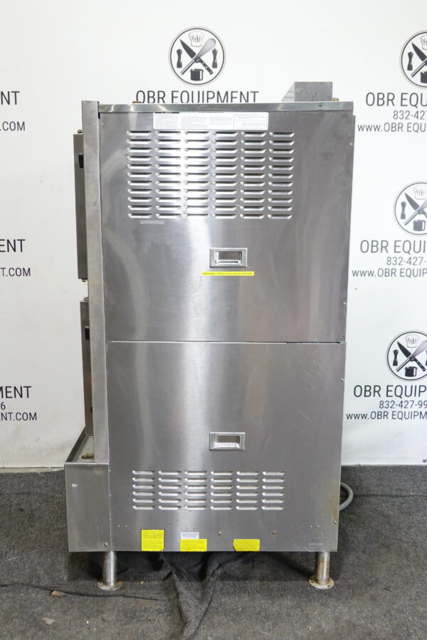 CLEVELAND 10 PAN DOUBLE STACKED NATURAL GAS CONVECTION STEAMER MODEL 24CGA10 - Image 8
