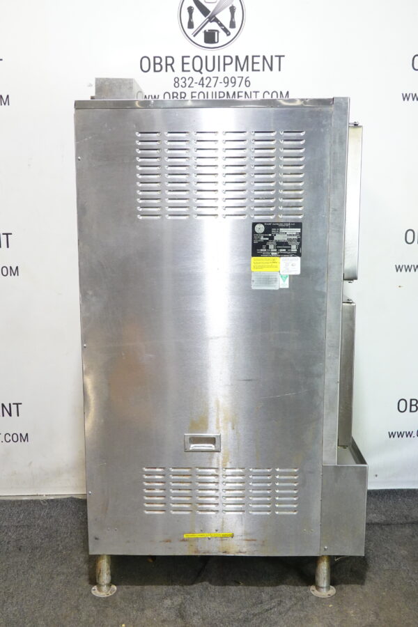 CLEVELAND 10 PAN DOUBLE STACKED NATURAL GAS CONVECTION STEAMER MODEL 24CGA10.2 - Image 6