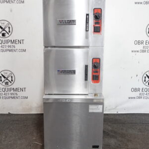 VULCAN 10 PAN DOUBLE STACKED NATURAL GAS CONVECTION STEAMER MODEL C24GA10