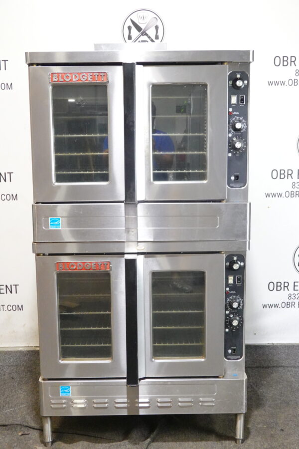 BLODGETT DOUBLE STACKED PROPANE GAS CONVECTION OVEN MODEL DFG-100-3-S1