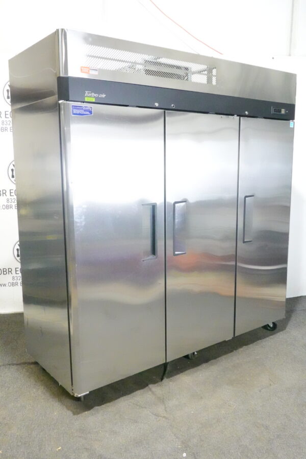 TURBO AIR 78” THREE SOLID DOOR REACH-IN REFRIGERATOR MODEL M3R72-3-N - Image 10