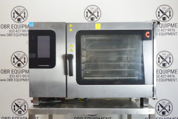 CLEVELAND BOILERLESS NATURAL GAS COMBI-OVEN MODEL C4ET 6.20GS (LINES ON SCREEN)