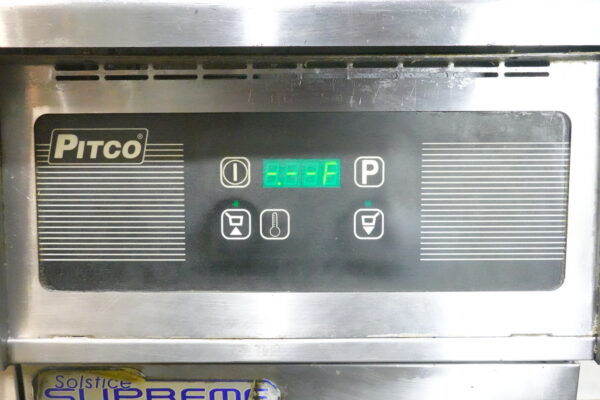 2020 PITCO TWO BAY NATURAL GAS (50 LBS CAPACITY PER BAY) FRYER WITH FILTRATION SYSTEM MODEL SSH55 - Image 5