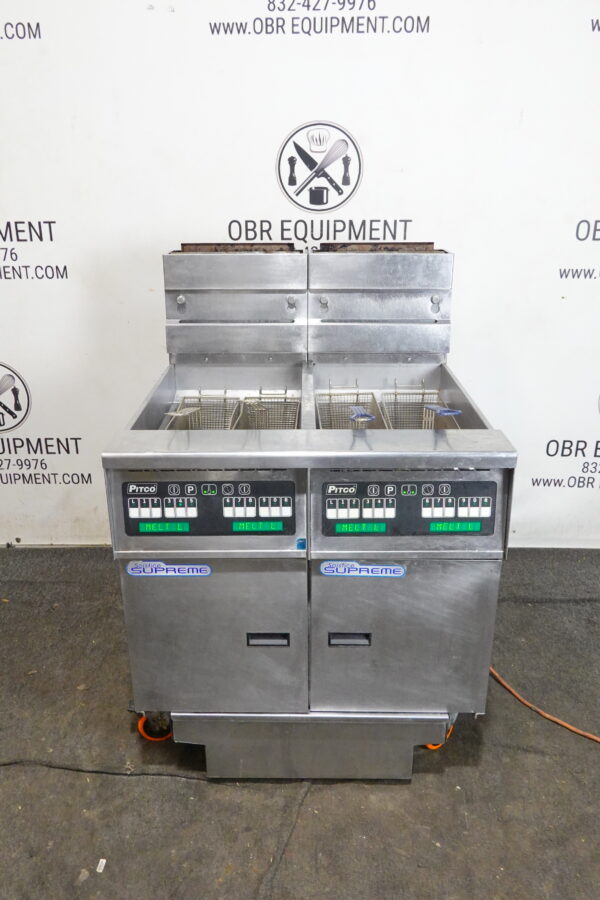 2019 PITCO TWO BAY NATURAL GAS (50 LBS CAPACITY PER BAY) FRYER WITH FILTRATION SYSTEM MODEL SSH55 - Image 6