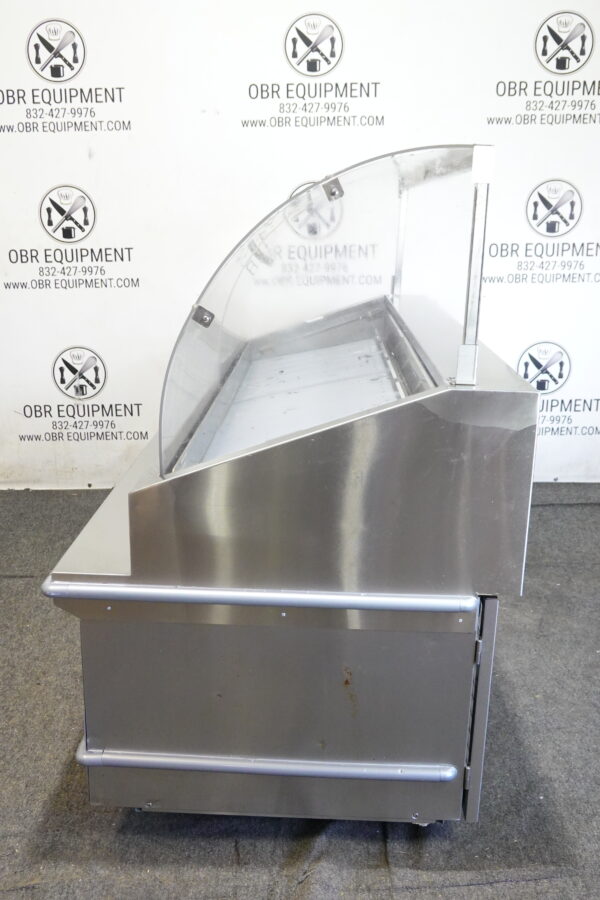 TRAULSEN 78” SEAFOOD REFRIGERATED DISPLAY CASE WITH CASTERS MODEL TD078H - Image 4