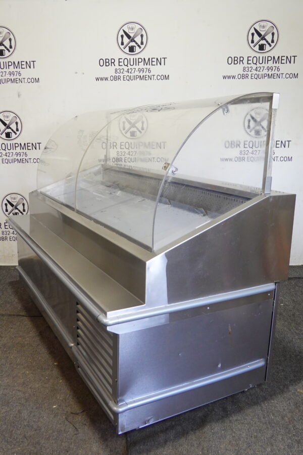 TRAULSEN 78” SEAFOOD REFRIGERATED DISPLAY CASE WITH CASTERS MODEL TD078H - Image 3