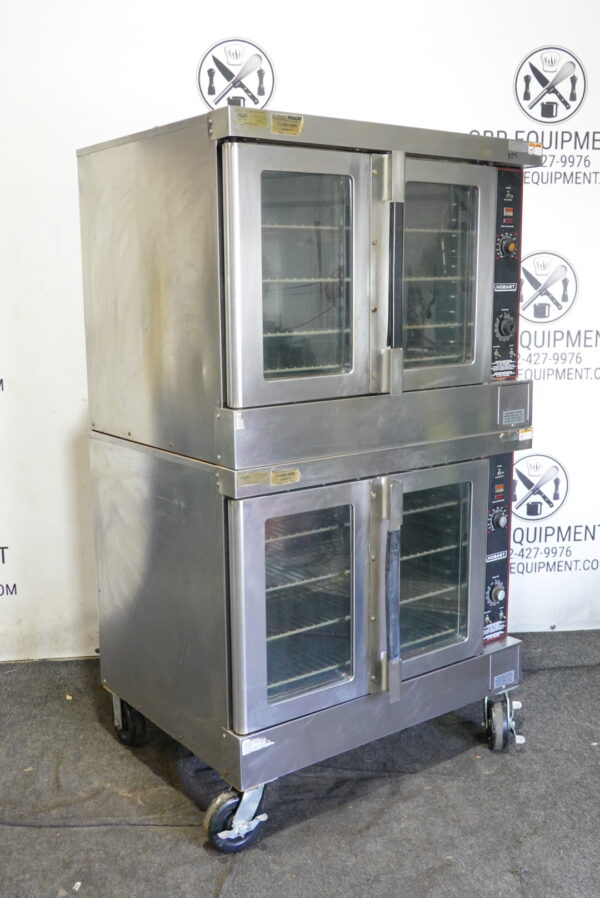 HOBART DOUBLE STACK NATURAL GAS CONVECTION OVEN MODEL HGC5-10 - Image 7