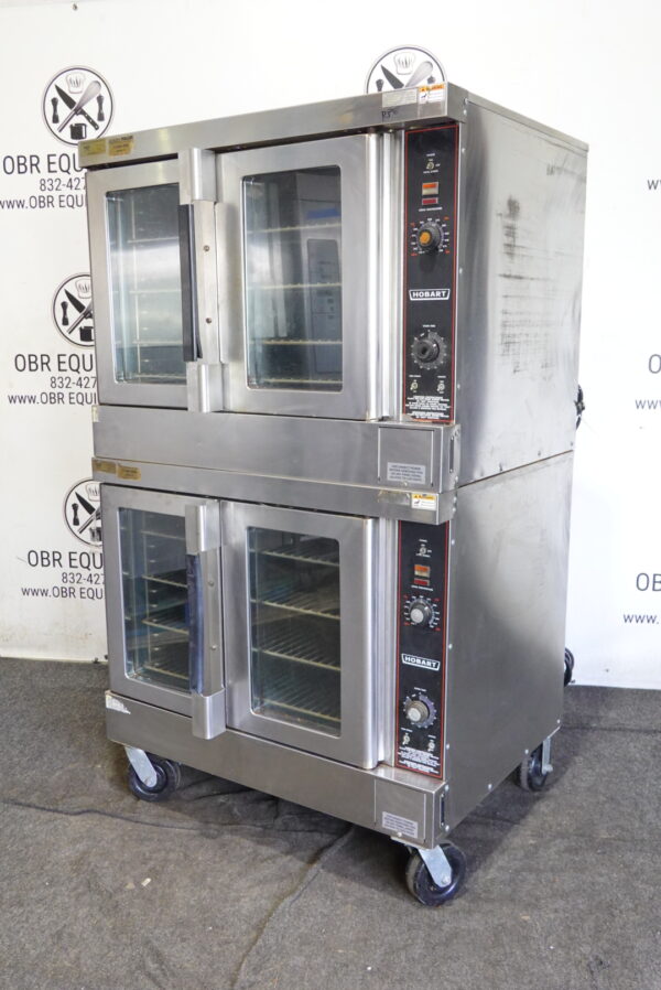 HOBART DOUBLE STACK NATURAL GAS CONVECTION OVEN MODEL HGC5-10 - Image 12