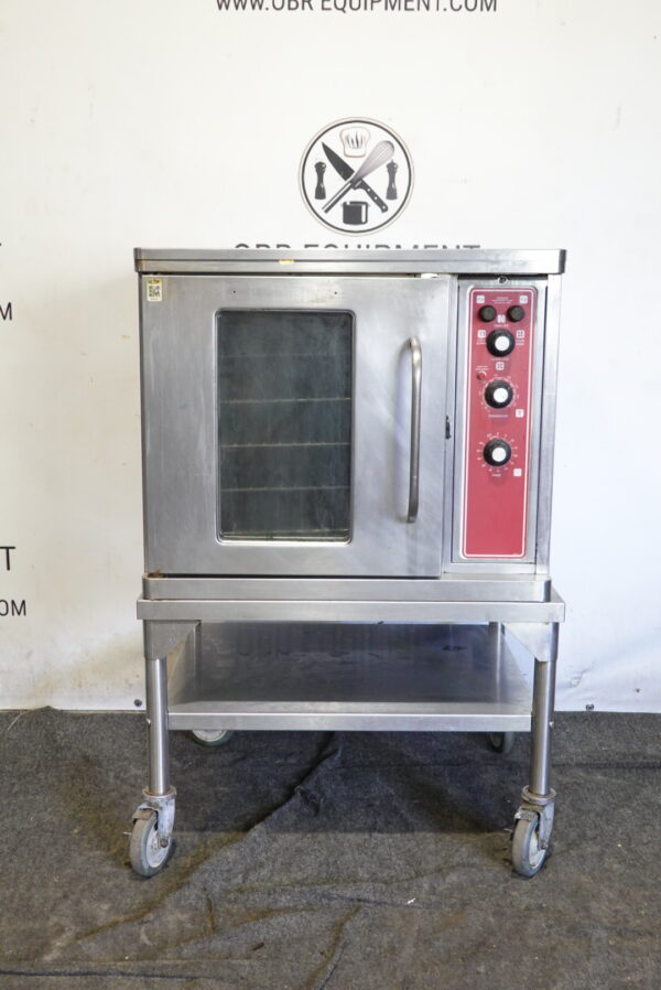 BLODGETT ELECTRIC SINGLE HALF-SIZE CONVECTION OVEN ON STAND MODEL CTB-1 - Image 2