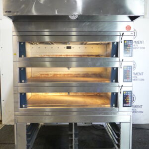 MIWE ELECTRIC CONDO TRIPLE DECK OVEN STEAM INJECTED ARTISIAN BREAD MODEL CO 3.1408