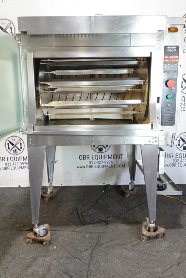 HARDT NATURAL GAS COMMERCIAL ROTISSERIE MODEL INFERNO 4500 (CAPACITY 40 CHICKENS) - Image 8