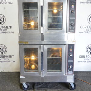 HOBART DOUBLE STACK NATURAL GAS CONVECTION OVEN MODEL HGC5-10