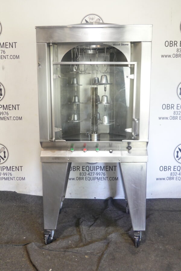 WOOD STONE NATURAL GAS VERTICAL ROTISSERIE MODEL WS-GVR-10-NG (10- SPIT’S MODEL)