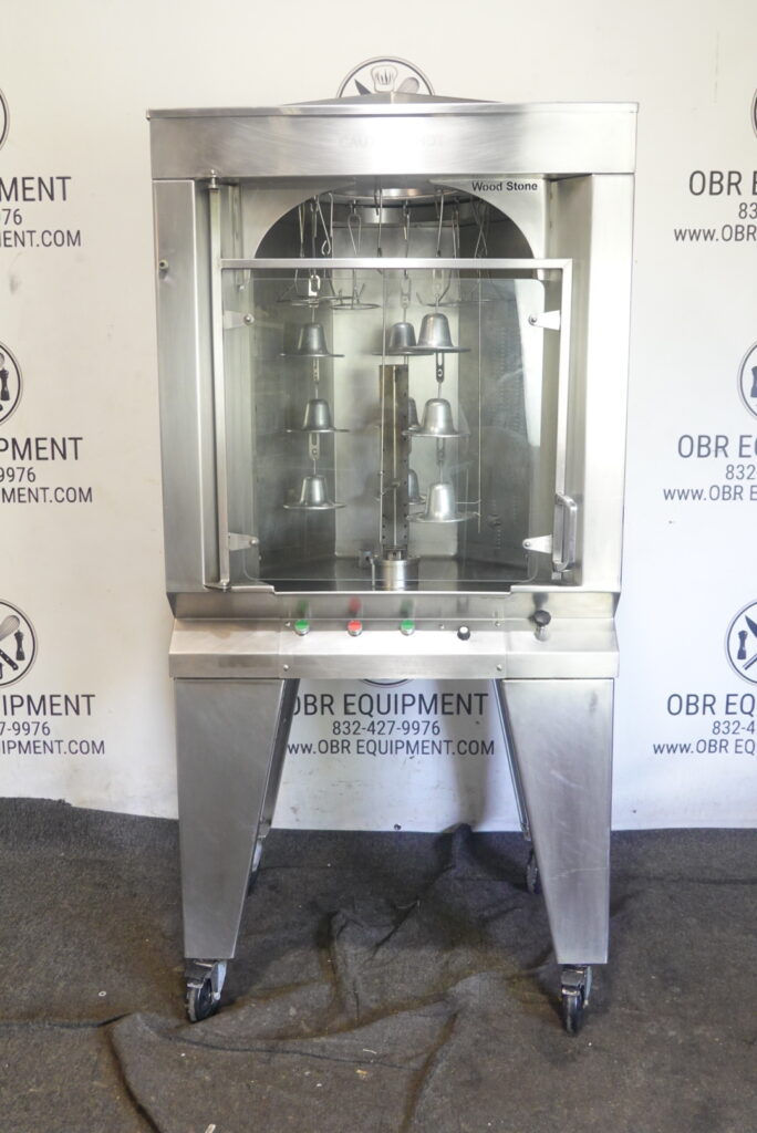 WOOD STONE NATURAL GAS VERTICAL ROTISSERIE MODEL WS-GVR-10-NG (10- SPIT’S MODEL)