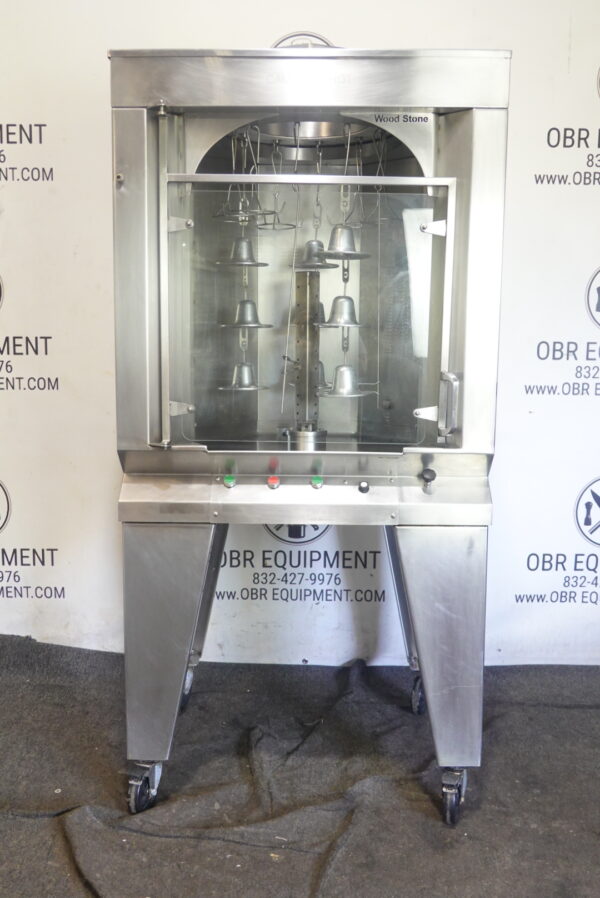 WOOD STONE NATURAL GAS VERTICAL ROTISSERIE MODEL WS-GVR-10-NG (10- SPIT’S MODEL) - Image 2