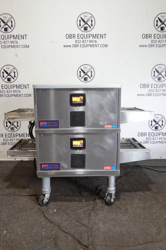 2022 MIDDLEBY MARSHALL CTX ELECTRIC DOUBLE STACK PIZZA CONVEYOR OVEN MODEL DZ33T