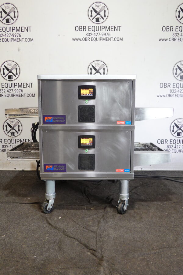 2022 MIDDLEBY MARSHALL CTX ELECTRIC DOUBLE STACK PIZZA CONVEYOR OVEN MODEL DZ33T - Image 2