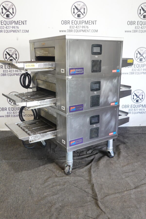 2022 MIDDLEBY MARSHALL CTX ELECTRIC TRIPLE STACK PIZZA CONVEYOR OVEN MODEL DZ33T - Image 8