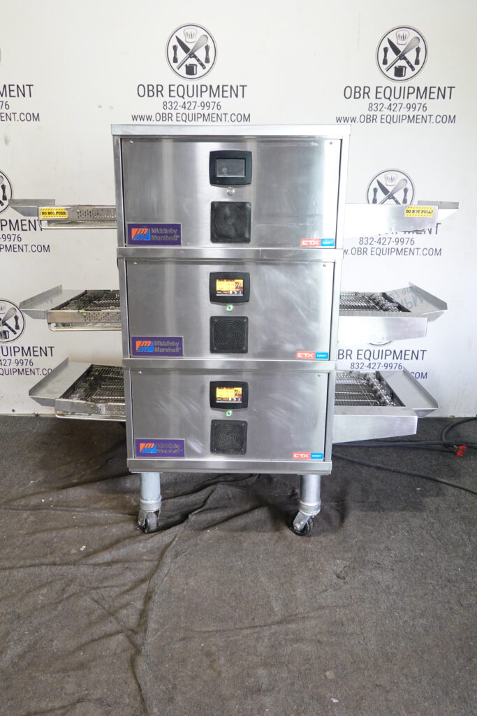 2022 MIDDLEBY MARSHALL CTX ELECTRIC TRIPLE STACK PIZZA CONVEYOR OVEN MODEL DZ33T
