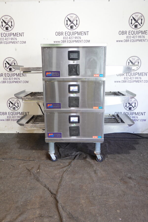 2023 MIDDLEBY MARSHALL CTX ELECTRIC TRIPLE STACK PIZZA CONVEYOR OVEN MODEL DZ33T