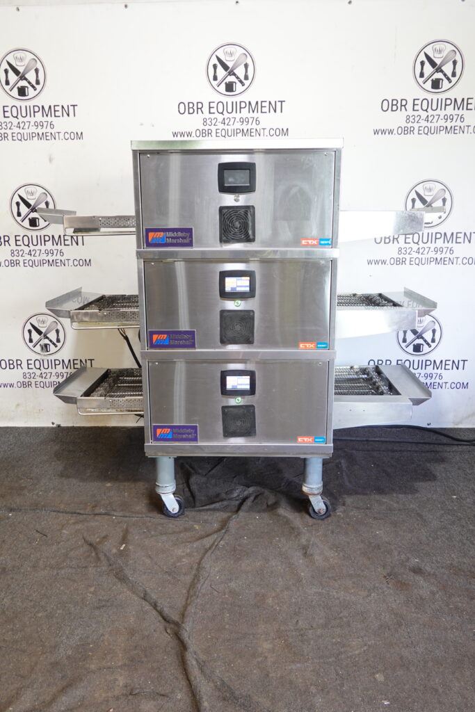 2023 MIDDLEBY MARSHALL CTX ELECTRIC TRIPLE STACK PIZZA CONVEYOR OVEN MODEL DZ33T