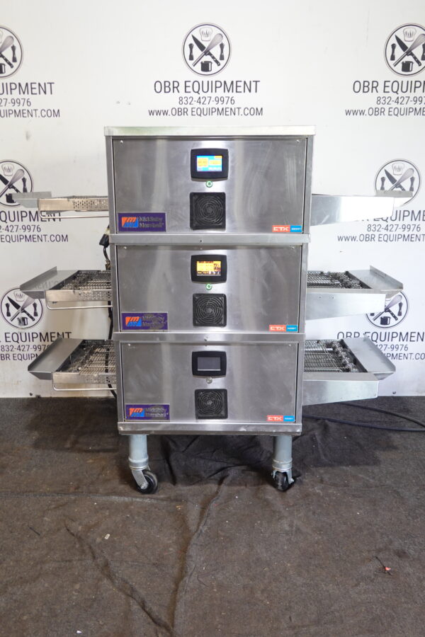 2021 MIDDLEBY MARSHALL CTX ELECTRIC TRIPLE STACK PIZZA CONVEYOR OVEN MODEL DZ33T