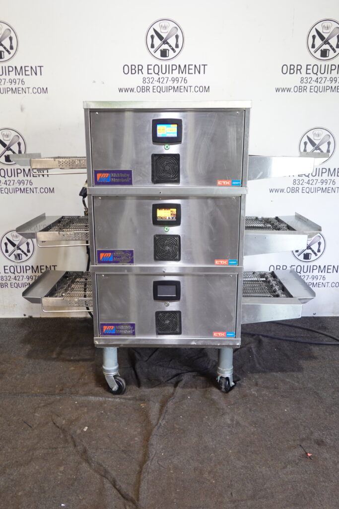 2021 MIDDLEBY MARSHALL CTX ELECTRIC TRIPLE STACK PIZZA CONVEYOR OVEN MODEL DZ33T