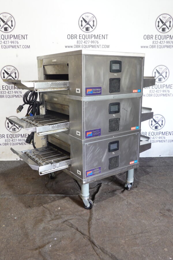 2021 MIDDLEBY MARSHALL CTX ELECTRIC TRIPLE STACK PIZZA CONVEYOR OVEN MODEL DZ33T - Image 4