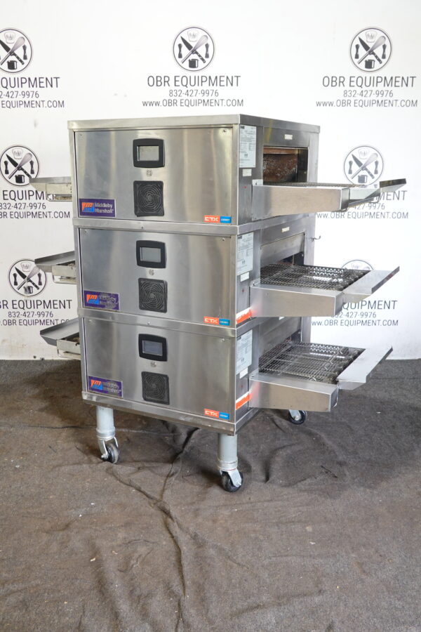 2021 MIDDLEBY MARSHALL CTX ELECTRIC TRIPLE STACK PIZZA CONVEYOR OVEN MODEL DZ33T - Image 9
