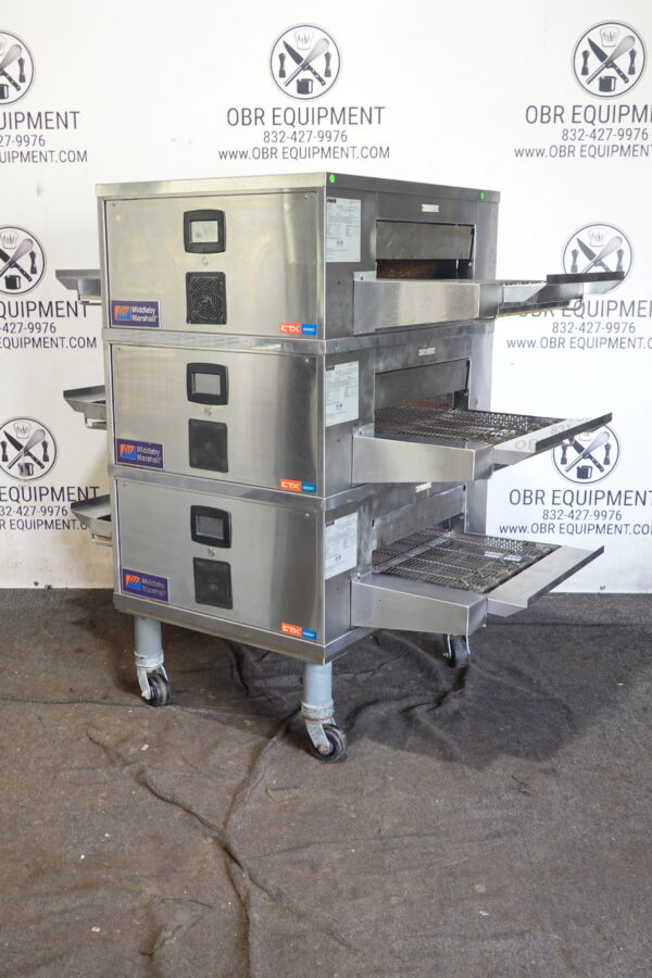 2023 MIDDLEBY MARSHALL CTX ELECTRIC TRIPLE STACK PIZZA CONVEYOR OVEN MODEL DZ33T - Image 3