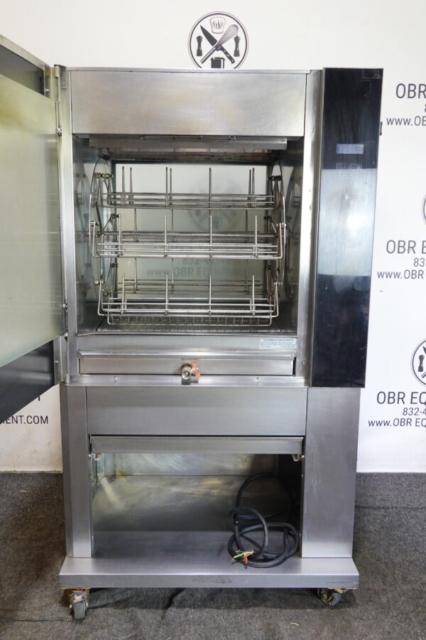 FRI-JADO ELECTRIC SINGLE STACK ROTISSERIE MODEL TDR7+P (CAPACITY OF 40 CHICKENS) - Image 3