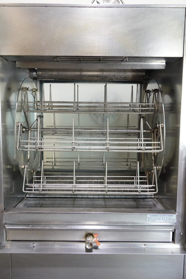 FRI-JADO ELECTRIC SINGLE STACK ROTISSERIE MODEL TDR7+P (CAPACITY OF 40 CHICKENS) - Image 4
