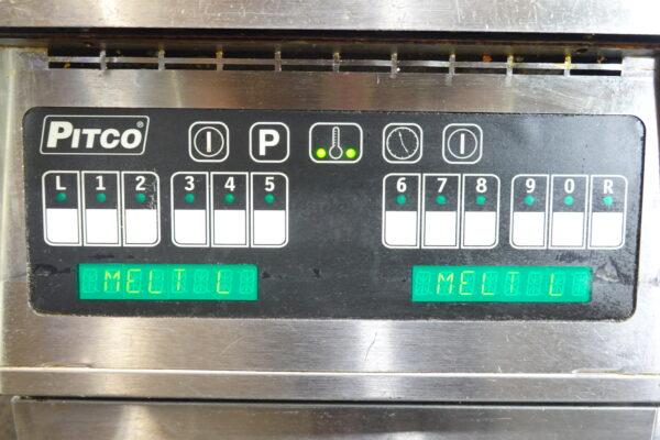 PITCO THREE BAY NATURAL GAS (50 LBS CAPACITY PER BAY) FRYER WITH FILTRATION SYSTEM MODEL SSH55 - Image 4