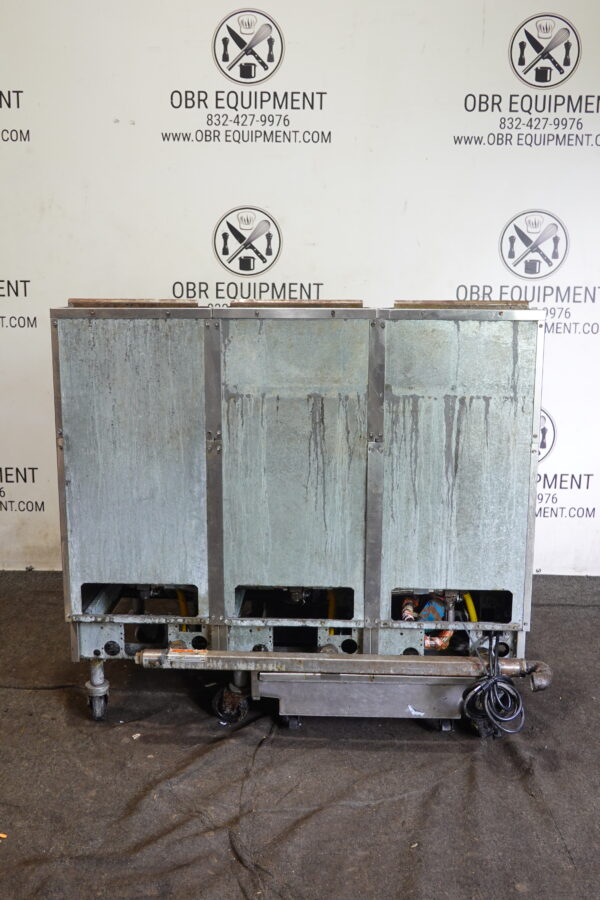 PITCO THREE BAY NATURAL GAS (50 LBS CAPACITY PER BAY) FRYER WITH FILTRATION SYSTEM MODEL SSH55 - Image 12