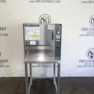 2021 GROEN 3 PAN ELECTRIC BOILERLESS CONVECTION STEAMER ON STAND MODEL SSB-3E (MFR 2021)