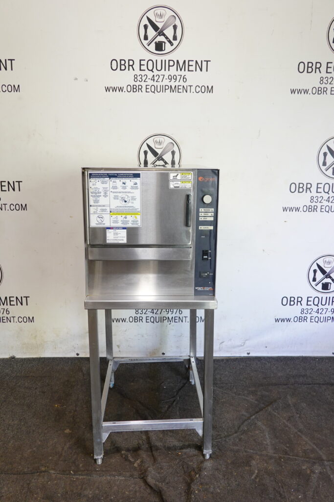 2021 GROEN 3 PAN ELECTRIC BOILERLESS CONVECTION STEAMER ON STAND MODEL SSB-3E (MFR 2021)