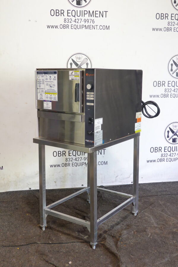 2021 GROEN 3 PAN ELECTRIC BOILERLESS CONVECTION STEAMER ON STAND MODEL SSB-3E (MFR 2021) - Image 13