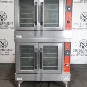 VULCAN NATURAL GAS DOUBLE STACKED CONVECTION OVEN MODEL VC4GD-11D1