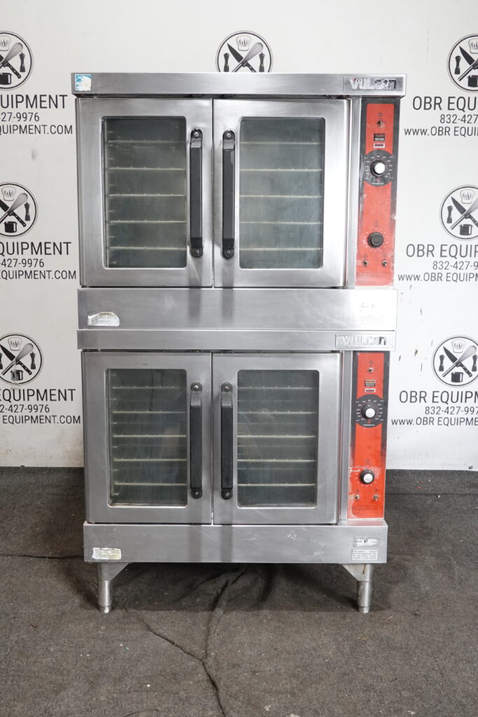 VULCAN PROPANE GAS DOUBLE STACKED CONVECTION OVEN MODEL VC4GD-11D1