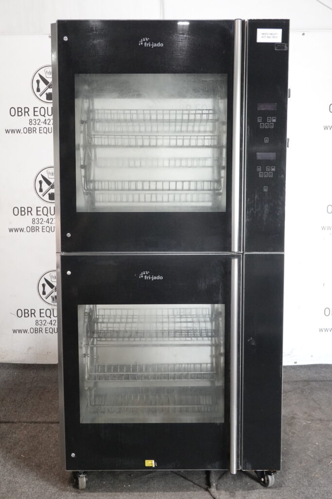 FRI-JADO ELECTRIC DOUBLE STACK ROTISSERIE MODEL TDR7P (CAPACITY OF 70 CHICKENS)