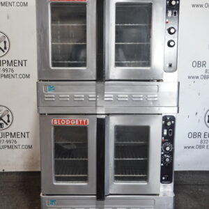 BLODGETT DOUBLE STACKED NATURAL GAS CONVECTION OVEN MODEL DFG-100-3