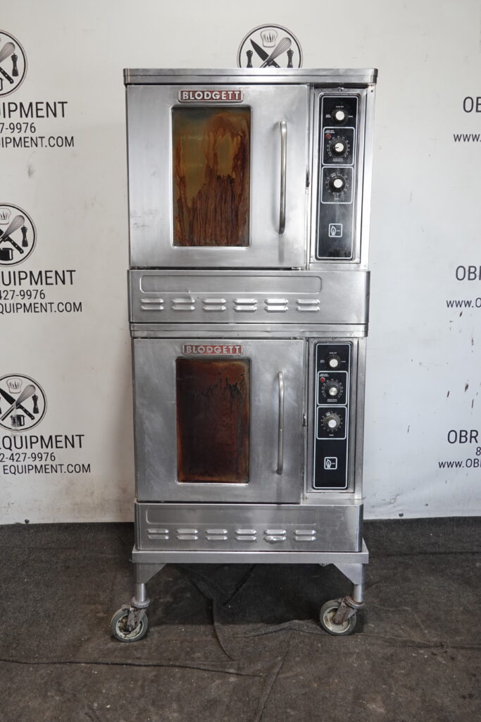 BLODGETT NATURAL GAS DOUBLE STACKED HALF-SIZE CONVECTION OVEN MODEL DFG-50