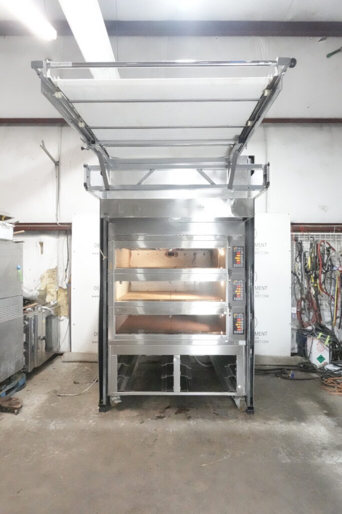 MIWE 2014 ELECTRIC CONDO TRIPLE DECK OVEN STEAM INJECTED W/ OVEN LOADER MODEL CO 3.1212