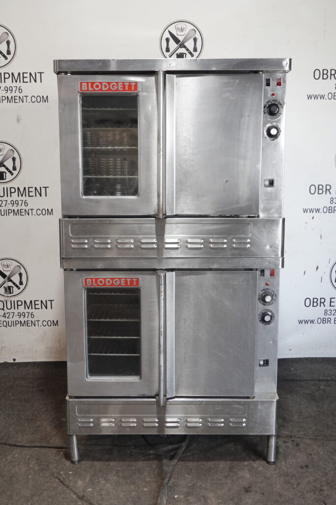 BLODGETT DOUBLE STACKED PROPANE GAS CONVECTION OVEN MODEL SHIG/AB
