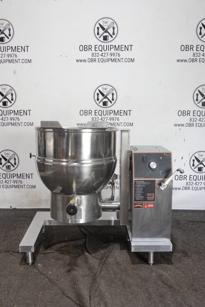 2021 GROEN 40 GALLON NATURAL GAS TILTING STEAM JACKETED KETTLE MODEL DHT/1-40